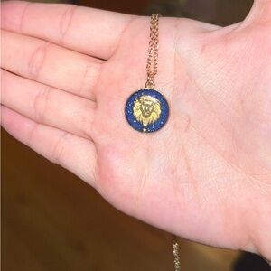 Brand new Leo lion mood color changing necklace